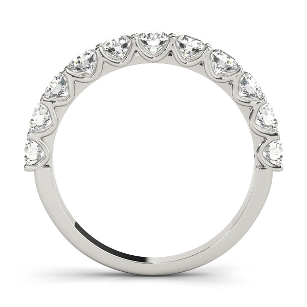 14K White Gold Diamond Wedding Ring