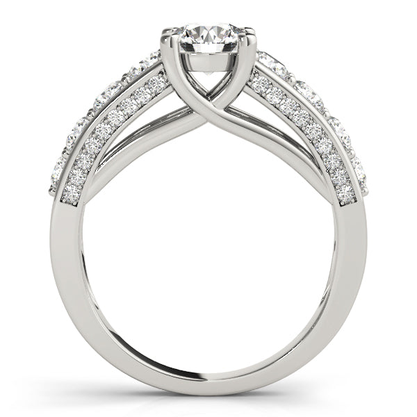 18K White Gold 2.3 ct Diamond Trellis Engagement Ring