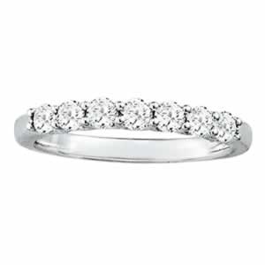 Platinum White Diamond Wedding Ring