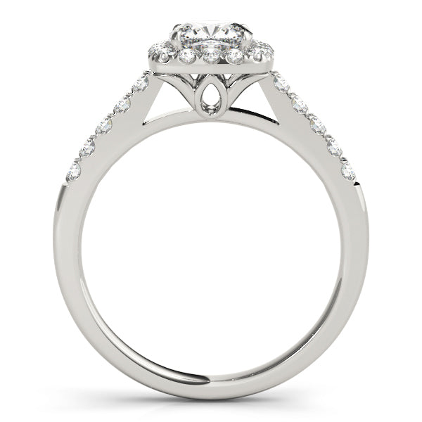 Platinum Cushion Diamond Engagement Ring 1.33ctw