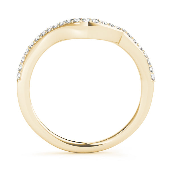 14K Yellow Gold 0.25 CTW Diamond Wedding Band