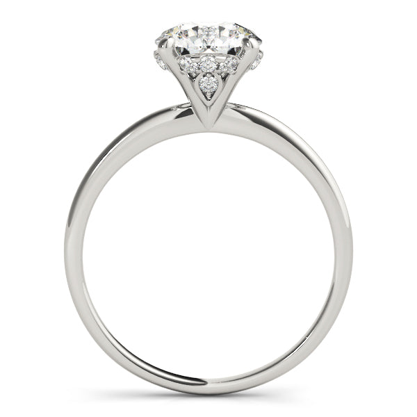 14K White Gold 1 CT Diamond Engagement Ring