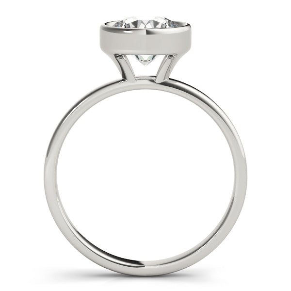 18K White Gold 1ct Diamond Solitaire Engagement Ring