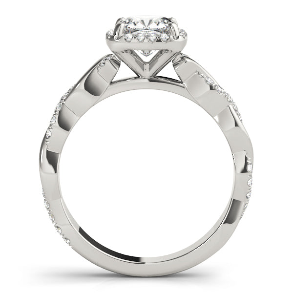 Platinum Cushion Diamond Engagement Ring 1.33ctw