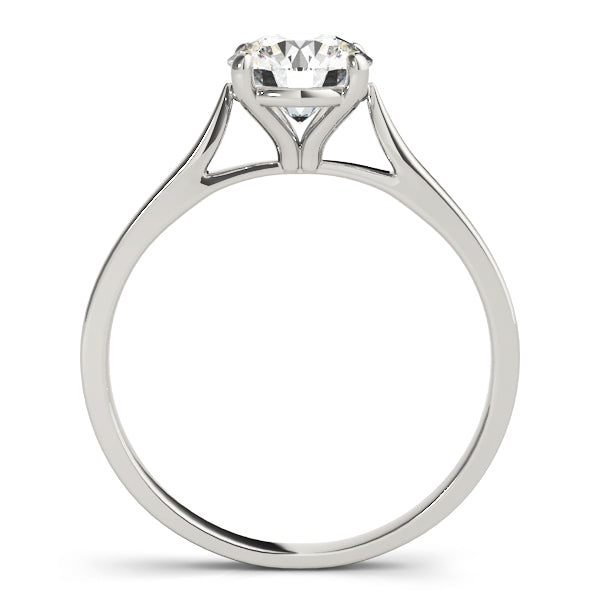 18K White Gold 1ct Diamond Solitaire Engagement Ring