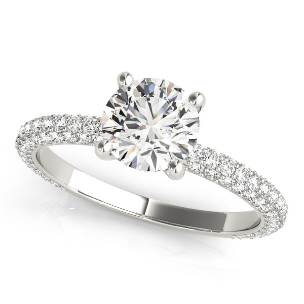 18K White Gold 1.5 CT Diamond Engagement Ring