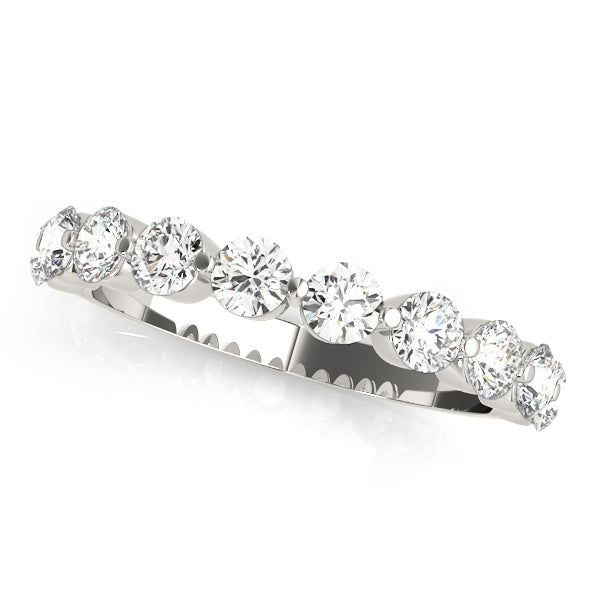 Platinum 1/4 ct Diamond Wedding Band