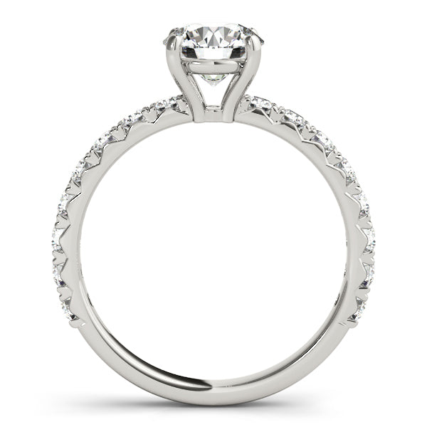 18K White Gold 1.5 ctw Diamond Engagement Ring