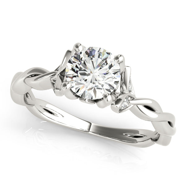 18K White Gold 0.75 ct Diamond Engagement Ring