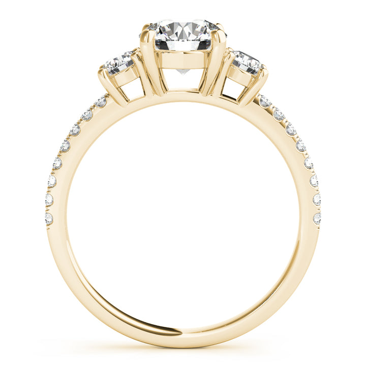 18K Yellow Gold 1.24 ctw Diamond Engagement Ring
