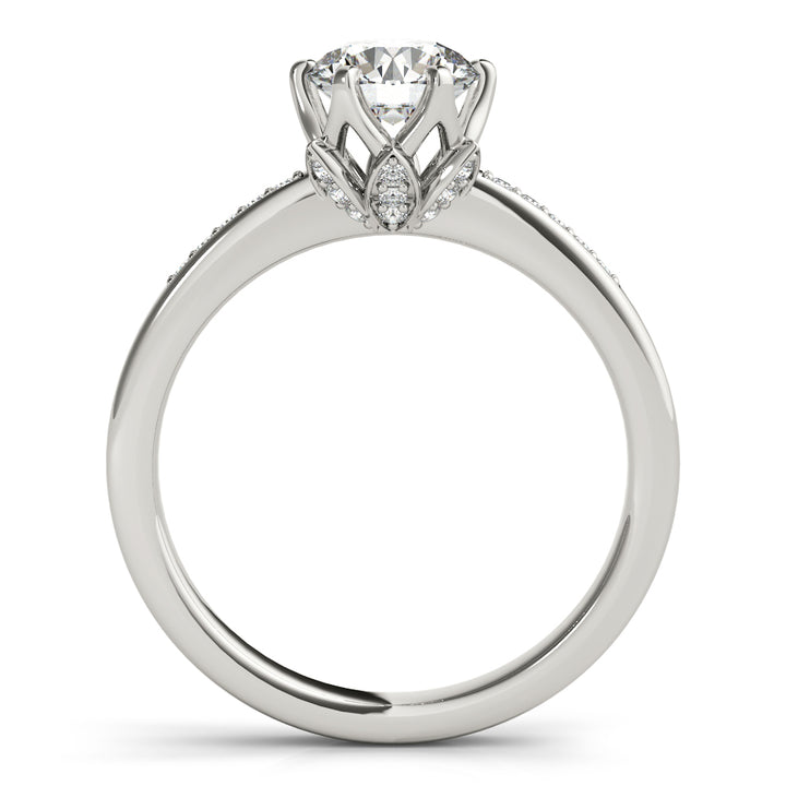 18K White Gold 1.125ctw Diamond Engagement Ring