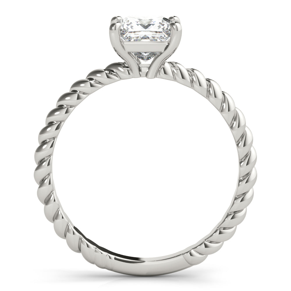 Platinum 5/8 CT Diamond Solitaire Engagement Ring