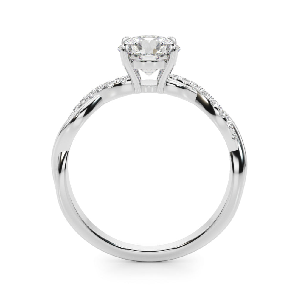 18K White Gold 1 CT Diamond Fashion Ring