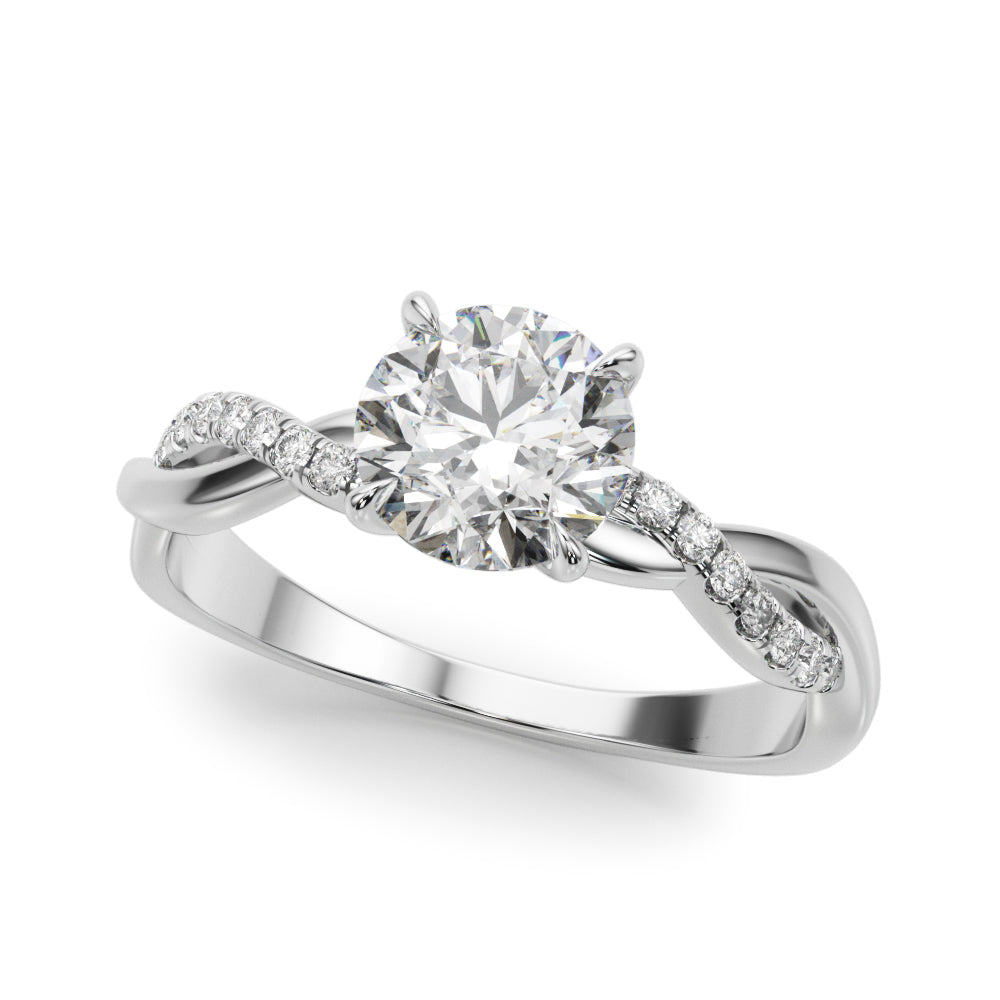 18K White Gold 1 CT Diamond Fashion Ring