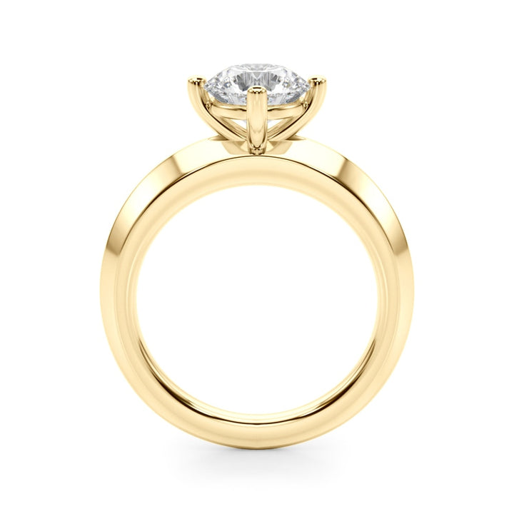 18K Yellow Gold 1 ct tw Solitaire Diamond Engagement Ring