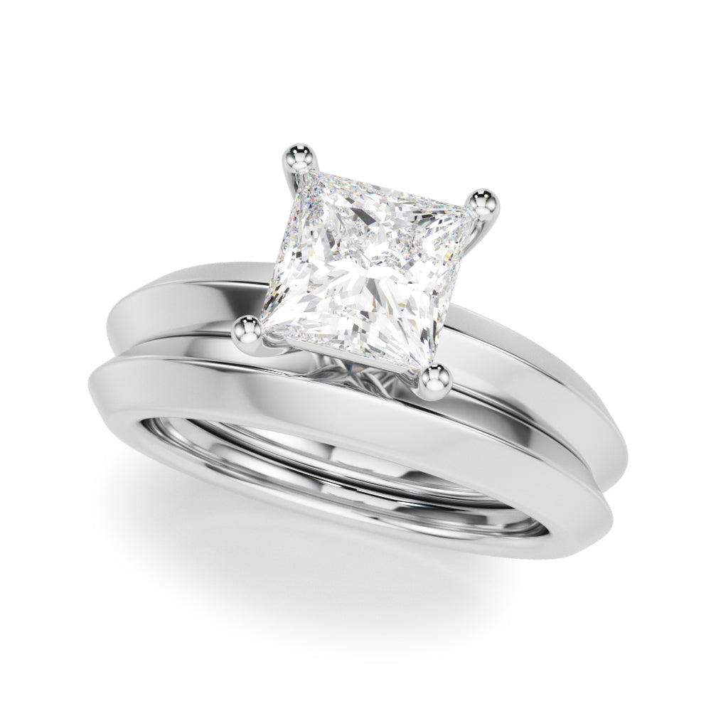 18K White Gold 0.75 CT Diamond Solitaire Ring