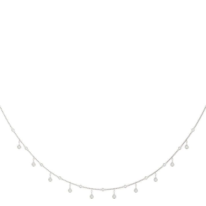 Platinum Diamond Cluster Fashion Pendant