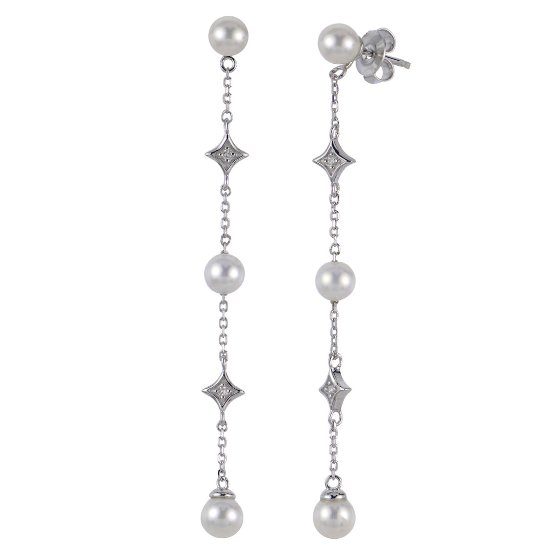 Sterling Silver Freshwater Pearl Earring