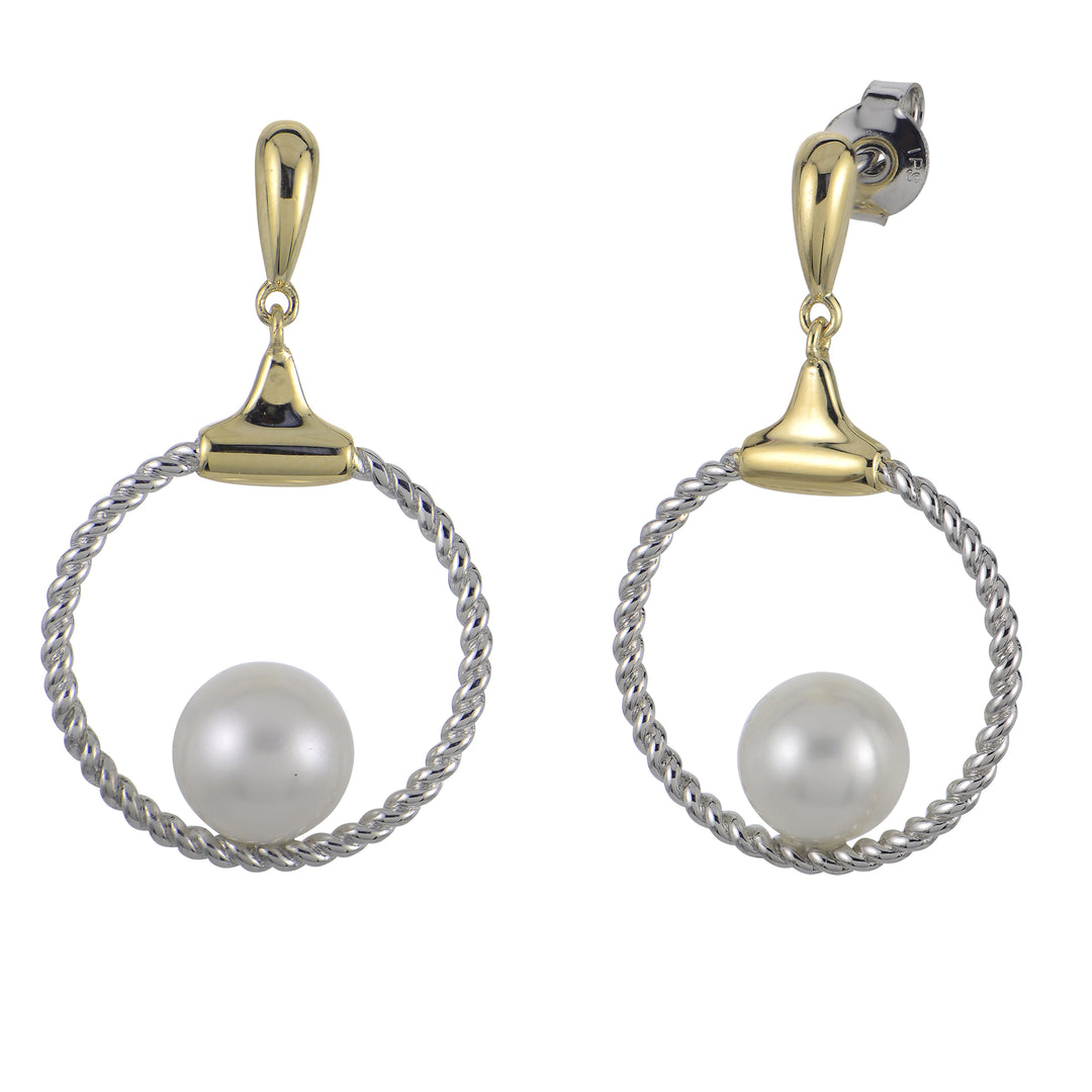 Sterling Silver Freshwater Pearl Earring