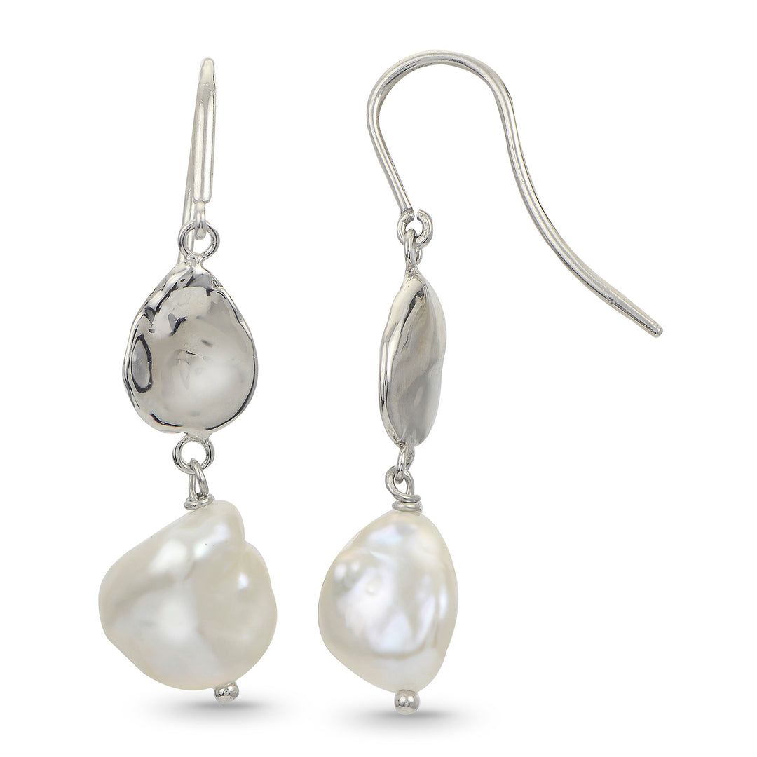 Sterling Silver Freshwater Pearl Earring
