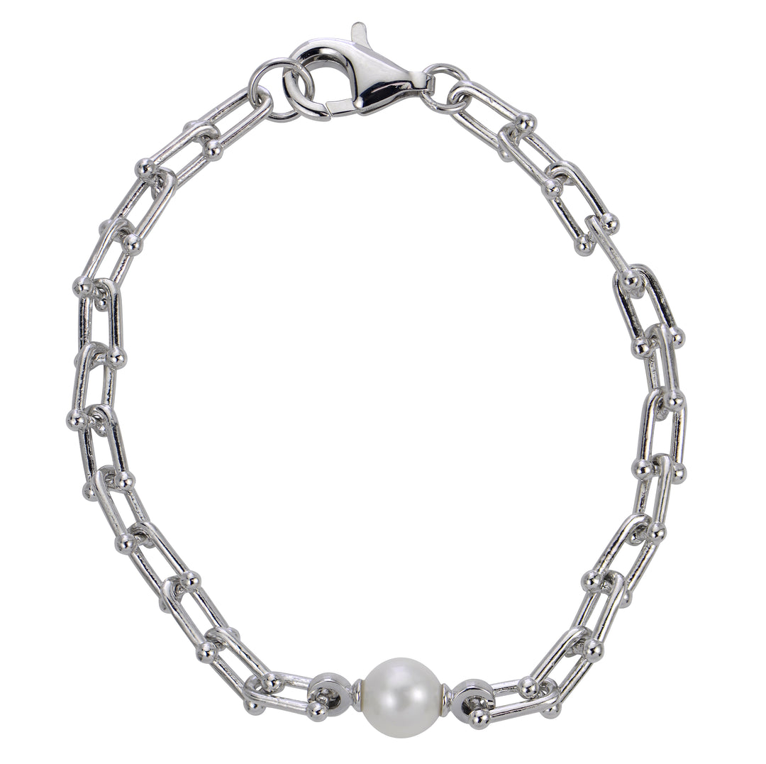 Sterling Silver Freshwater Pearl Bracelet