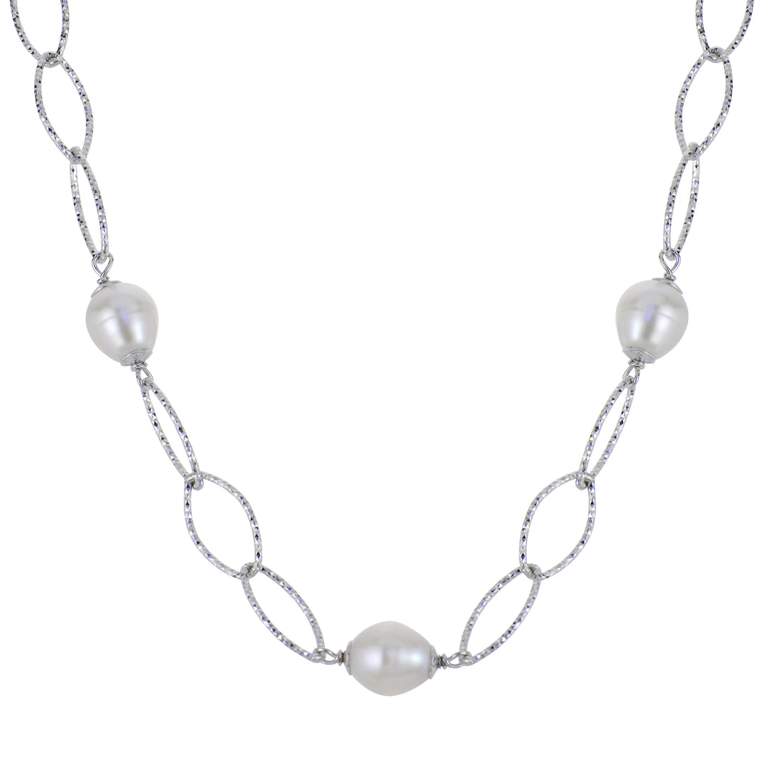 Sterling Silver Freshwater Pearl Necklace