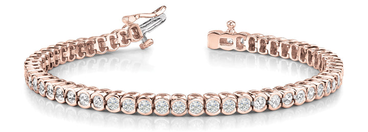 Rose Gold 2.16 ctw Diamond In-Line Bracelet