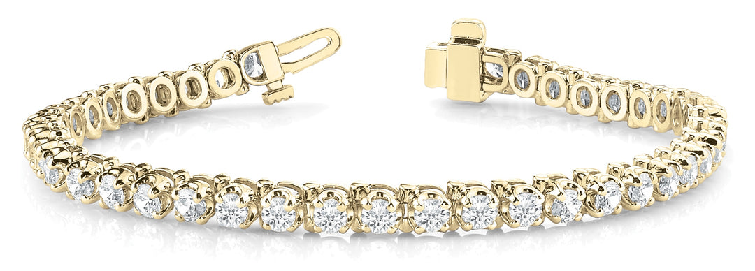 18K Yellow Gold 3/4 ct tw Fashion Diamond Bracelet