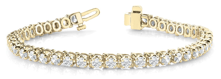 18K Yellow Gold 3/4 ct tw Fashion Diamond Bracelet