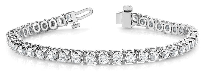 18K White Gold 3/4 ct tw Fashion Diamond Bracelet