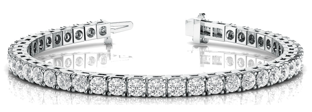 14K White Gold Diamond Tennis Bracelet