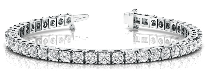 14K White Gold Diamond Tennis Bracelet