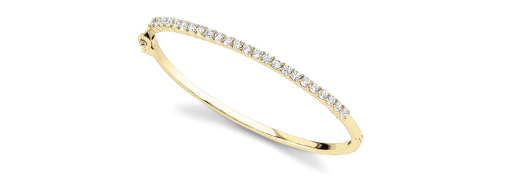 18K Yellow Gold 1 ct tw Fashion Diamond Bracelet