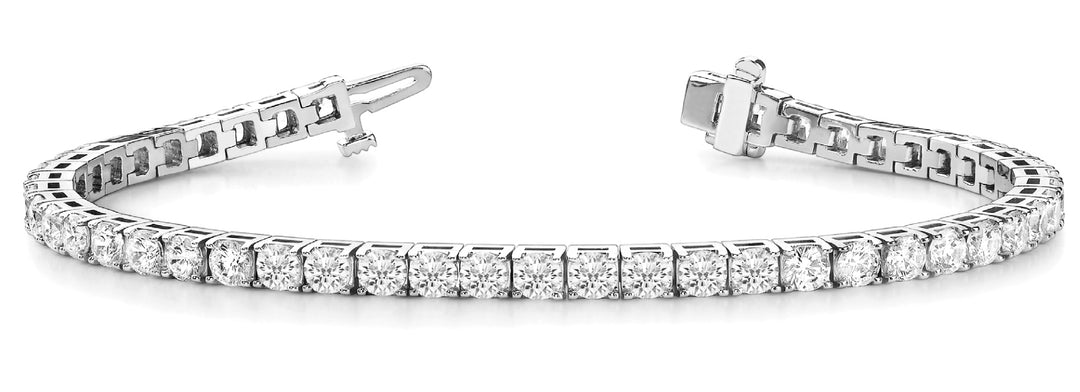 Multi-Diamond Line Fashion Bracelet