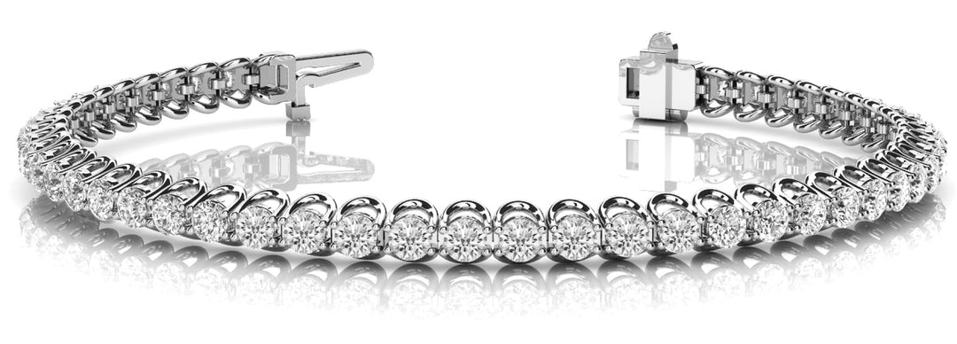Platinum White Diamond Tennis Bracelet