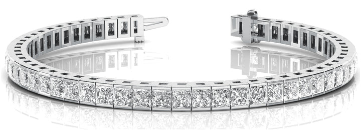 Platinum 10 3/4 ct tw Fashion Diamond Bracelet