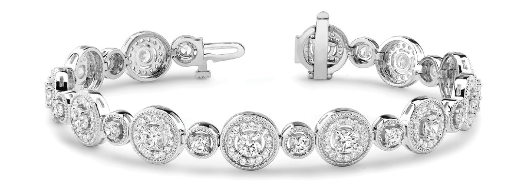 Vintage Multi-Diamond Bracelet