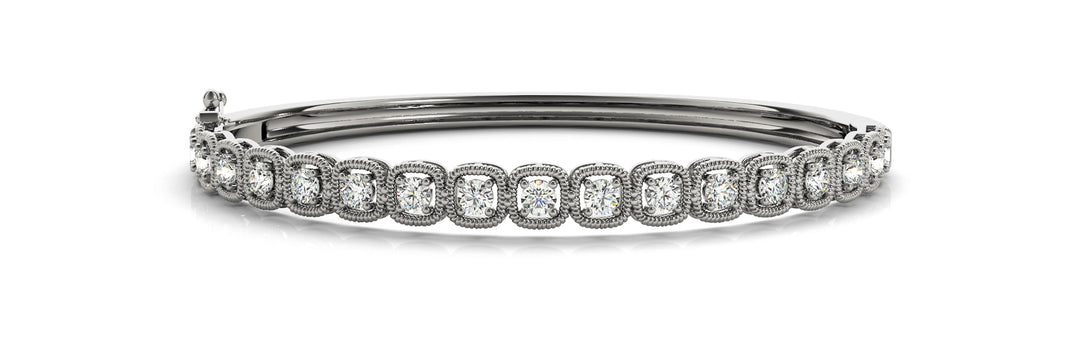 Multi-Diamond Round Stone Fashion Bracelet