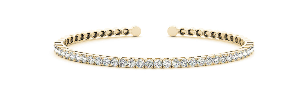14K Yellow Gold Diamond Fashion Bracelet