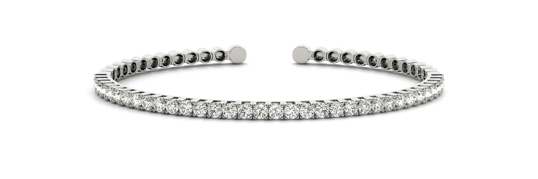 18K White Gold 1 ct tw Fashion Diamond Bracelet
