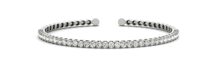 18K White Gold Diamond Fashion Bracelet