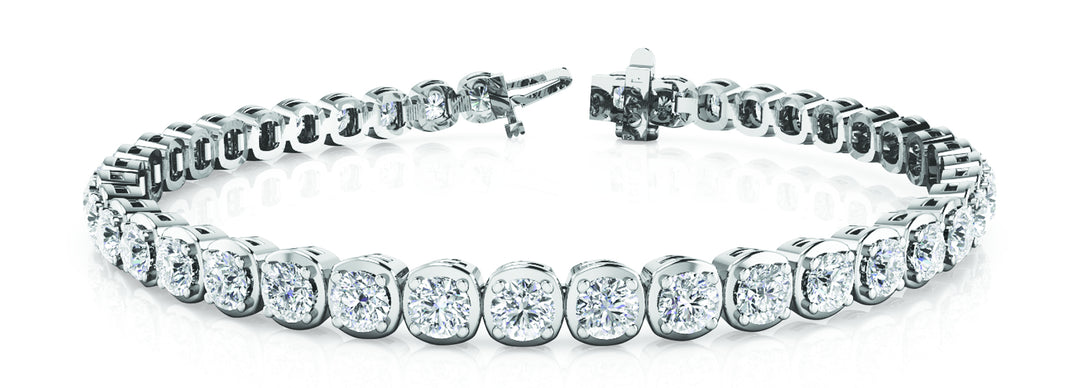 Platinum 2 1/6 ct tw Fashion Diamond Bracelet