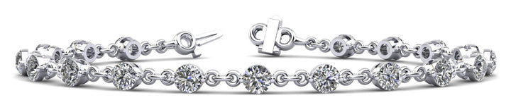 Platinum 7/8 ct tw Fashion Diamond Bracelet