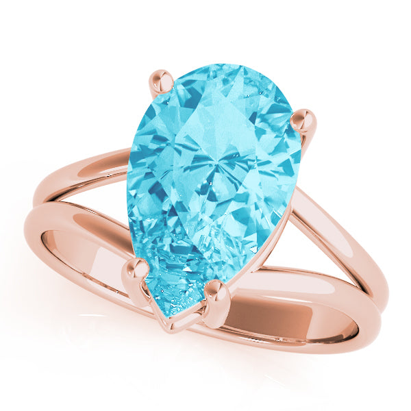 14K Rose Gold Diamond Fashion Ring