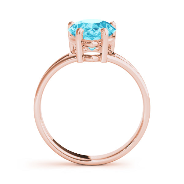 14K Rose Gold Diamond Fashion Ring