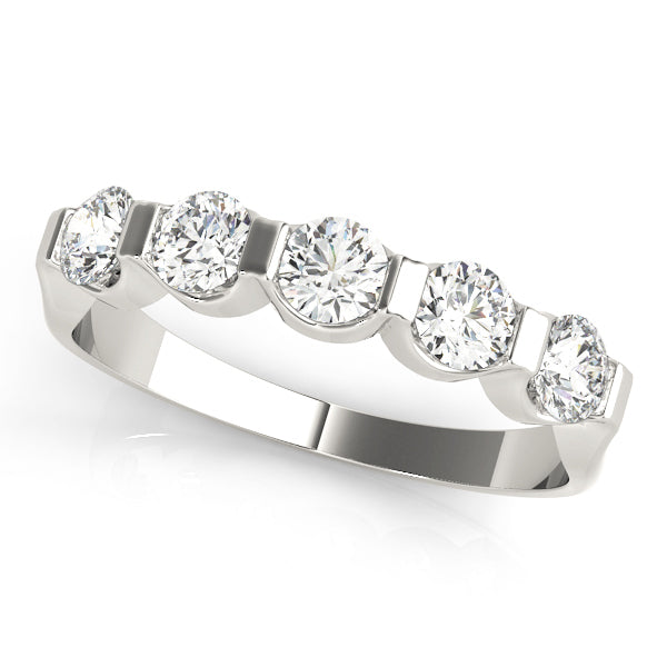 Platinum White Diamond Wedding Ring