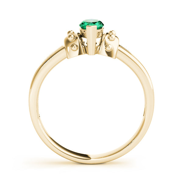 14K Yellow Gold Marquise Diamond Ring