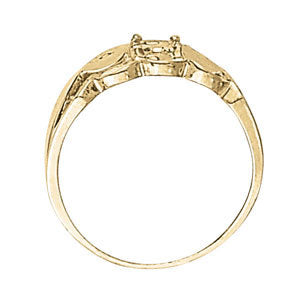 Round Diamond Fashion Statement Ring