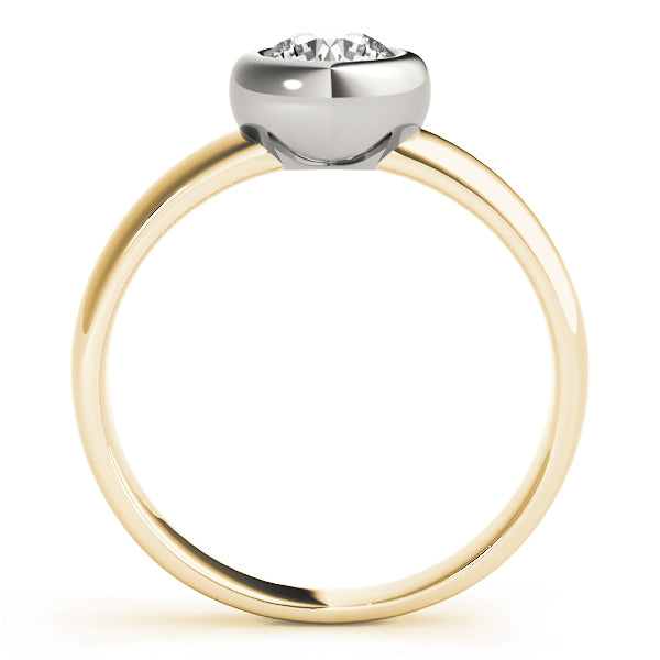 14K Yellow Gold 1ct Diamond Solitaire Engagement Ring