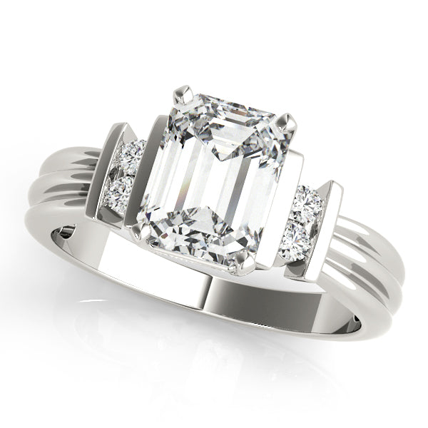 14K White Gold Multi-Diamond Fashion Ring